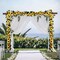 2-Pack Sunflower Garland Decor – 7.5ft Artificial Sunflower Vines with Green Leaves, Silk Hanging Flower Garlands for Wedding, Birthday, Home & Wall Party Decorations